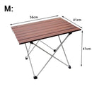 Aluminum Folding Camping Table with Carrying Bag Indoor Outdoor Portable Table Picnic, BBQ, Beach, Hiking, Travel, Fishing Desk