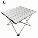 Aluminum Folding Camping Table with Carrying Bag Indoor Outdoor Portable Table Picnic, BBQ, Beach, Hiking, Travel, Fishing Desk