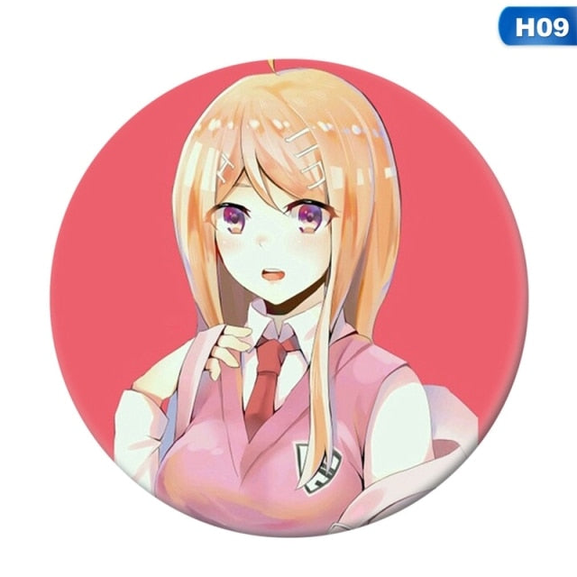 Anime Danganronpa Monokuma Naegi Makoto Kirigiri Kyouko Maizono Sayaka Badges Brooch Icons