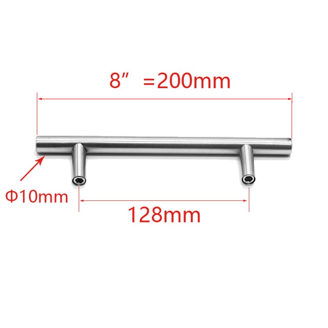 50mm-450mm Stainless Steel Kitchen Door Cabinet T Bar Handle Pull Knob cabinet knobs furniture handle cupboard drawer handle