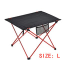 Portable Foldable Table Lightweight Camping Outdoor Furniture Tables Picnic Aluminium Alloy Ultra Light Folding Desk