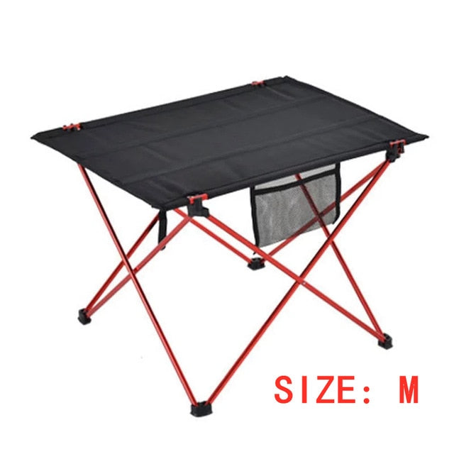 Mesa plegable portátil, muebles ligeros para acampar al aire libre, mesas para Picnic, escritorio plegable ultraligero de aleación de aluminio