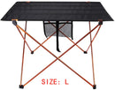 Portable Foldable Table Lightweight Camping Outdoor Furniture Tables Picnic Aluminium Alloy Ultra Light Folding Desk