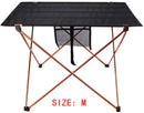 Portable Foldable Table Lightweight Camping Outdoor Furniture Tables Picnic Aluminium Alloy Ultra Light Folding Desk