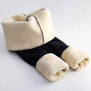 Mallas de terciopelo negro y gris con relleno de felpa para gatito y cordero, pantalones cálidos de cintura alta para otoño e invierno 2020, mallas para mujer Q3D4