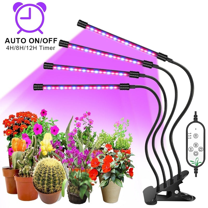 Goodland LED Grow Light USB Phyto Lamp Full Spectrum Fitolamp con Control Phytolamp para plantas plántulas flor hogar Phytotape