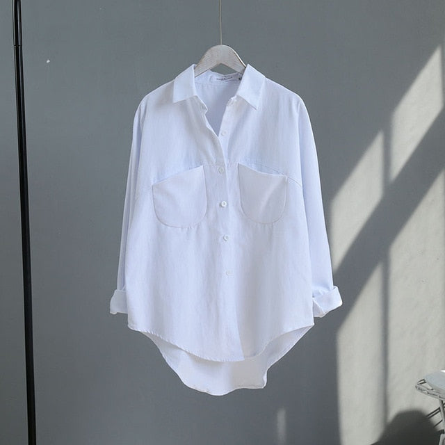 2021 primavera mujer verano blusa coreana de manga larga Tops y Blusas para mujer Vintage camisas de mujer Blusas Roupa Feminina Tops