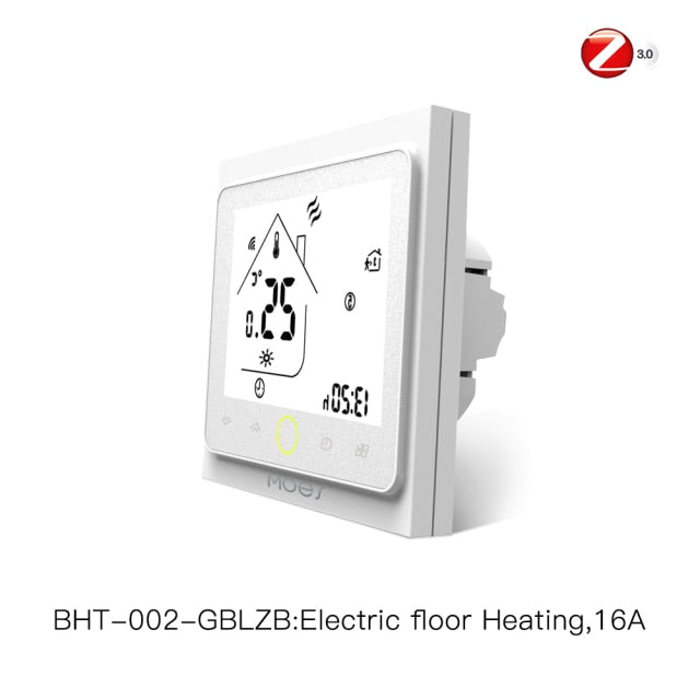 ZigBee Smart Thermostat Temperature Controller Hub Required Water/Electric floor Heating Water/Gas Boiler with Alexa Google Home