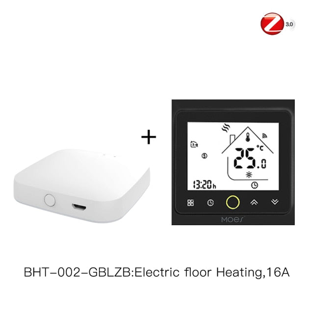 ZigBee Smart Thermostat Temperature Controller Hub Required Water/Electric floor Heating Water/Gas Boiler with Alexa Google Home