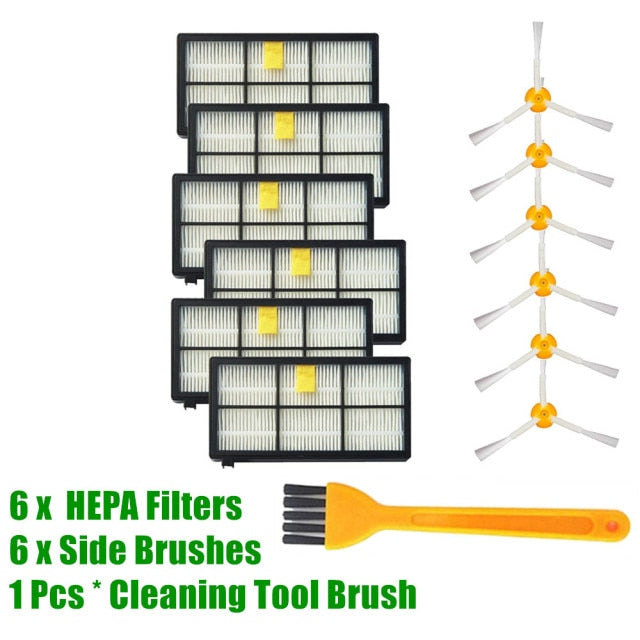 For IRobot Roomba Parts Kit Series 800 860 865 866 870 871 880 885 886 890 900 960 966 980 - Brushes and Filters
