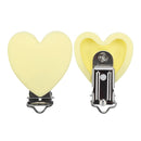 TYRY.HU Round/Heart Silicone Clip 3 Pcs/Set Of Pacifier Clip BPA-Free Silicone Dummy Baby Pacifier Chain DIY Accessories