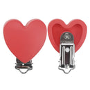 TYRY.HU Round/Heart Silicone Clip 3 Pcs/Set Of Pacifier Clip BPA-Free Silicone Dummy Baby Pacifier Chain DIY Accessories