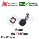 Home-Button Flex For iPhone 6 6s 7 8 Plus 5s SE Return Back Home Button With Flex Cable Rubber Sticker No Touch ID Fingerprint