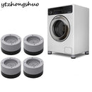 4PCS Foot Pads Washing Machine Anti Vibration Silent Anti Slip Foot Pad Universal Fixed Washer Pad For Dryers Bathroom Products
