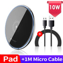 Cargador inalámbrico magnético Essager de 15W Qi para iPhone 12 11 Pro Xs Max X almohadilla de carga inalámbrica rápida de inducción para Samsung Xiaomi