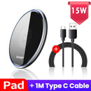 Cargador inalámbrico magnético Essager de 15W Qi para iPhone 12 11 Pro Xs Max X almohadilla de carga inalámbrica rápida de inducción para Samsung Xiaomi