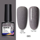 LEMOOC 8.0ml UV Gel Nail Polish Thermal Glitter Gel Polish Color-changing Gel Varnish Nail Art Gel varnish