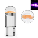 Super Bright 2/10 Pcs W5W 194 T10 LED Glass Housing Cob Car Bulb 6000K White Green Blue Red Wedge License Plate Lamp Dome Light