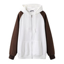 Sudaderas con capucha gruesas de gran tamaño para niñas, moda de primavera 2021, ropa de calle para mujeres, trajes de lana, sudaderas holgadas para novio Y2K, sudaderas con capucha Unisex para mujeres elegantes