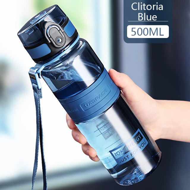1L 1.5L 2L Sportwasserflasche Großes Fassungsvermögen Fitness Outdoor Umweltfreundlicher Kunststoff Tragbare 500ml Shaker Wasserflasche BPA-frei