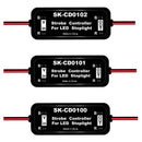 1Pcs GS-100A Brake Lights Strobe Controller LED Tail Light Controller Box with Fast and Slow Flash Warning Function