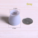 16pcs/lot Silicone Chair Table Foot Cover Protector Furniture Feet Round/Square Non-slip Leg Caps Bottom corner Floor safely pad