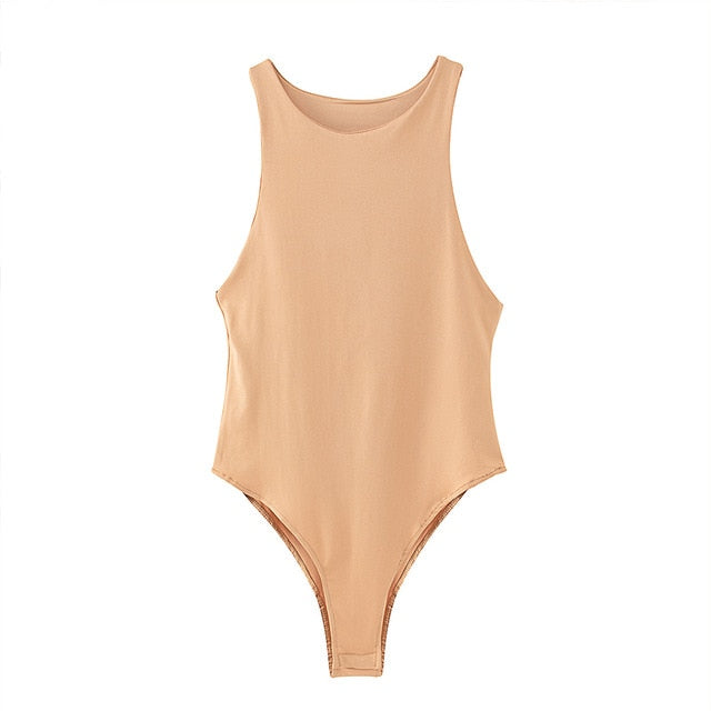 2021 neue Sommer-Herbst-Jumper-Körper-Klage-Frauen-beiläufige reizvolle dünne Strand-Overall-Spielanzug-Mädchen-Bodysuit-fester Marken-Klage