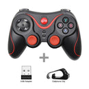 Terios T3 X3 Wireless Joystick Gamepad PC Game Controller Support Bluetooth BT3.0 Joystick For Mobile Phone Tablet TV Box Holder