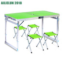 Outdoor Folding Table Chair   Camping Aluminium Alloy Picnic Table Waterproof Ultra-light Durable Folding Table Desk For
