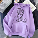 2021 Hot Japanese Anime Manga Kawaii Hunter X Hunter Hoodies Men/Women Short Sleeve Sweatshirt Killua Zoldyck Hoddie For Teens
