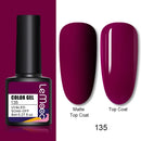 LEMOOC 8.0ml UV Gel Nail Polish Thermal Glitter Gel Polish Color-changing Gel Varnish Nail Art Gel varnish