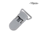 LOFCA 10 Stück Baby Schnullerclips aus massivem Kunststoff Schnullerclips Schnullerhalter Säuglingsschnuller Nippelhalter Multi Color Clamp Spielzeug