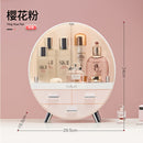 Transparent Cosmetic Storage Box Makeup Drawer Organizer Jewelry Nail Polish Make Up Container Desktop Beauty Storage Case