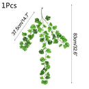 Grüne Eukalyptusblätter Girlande Wisteria Künstliche Blumen Rattan Gefälschte Pflanze Seidenblätter Reben Für Hochzeit Geburtstag Party Dekoration