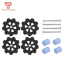 Hochtemperatur-Silikon-Solid-Spacer-Heißbett-Nivellierungssäule für CR-10 CR10S Ender-3 PRO Prusa I3 3D-Druckerteile