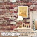 10M Living Room Kitchen Bathroom Waterproof Wall Sticker Home Decor Removable Vinyl PVC Brick Stone Self Adhesive Wallpaper