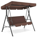 Columpio de 3 asientos, conjunto de funda de cojín para asiento, silla columpio para Patio, hamaca de repuesto, impermeable, juego de funda para columpio de jardín