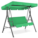 Columpio de 3 asientos, conjunto de funda de cojín para asiento, silla columpio para Patio, hamaca de repuesto, impermeable, juego de funda para columpio de jardín