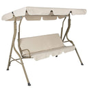 Columpio de 3 asientos, conjunto de funda de cojín para asiento, silla columpio para Patio, hamaca de repuesto, impermeable, juego de funda para columpio de jardín