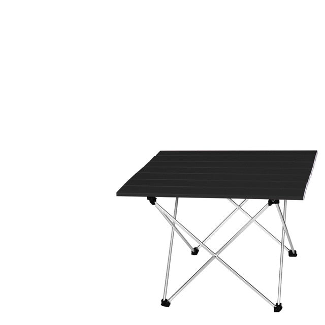 Tragbarer Tisch faltbar klappbar Camping Wandern Schreibtisch Computerbett Reisen Picknick im Freien Neue Al-Legierung Ultraleicht