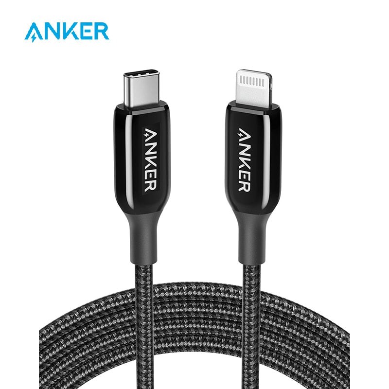 Anker USB-C-zu-Lightning-Kabel 3 Fuß Powerline+ III MFi-zertifiziertes Lightning-Kabel für iPhone 11/11 Pro/11 Pro Max, Power Delivery