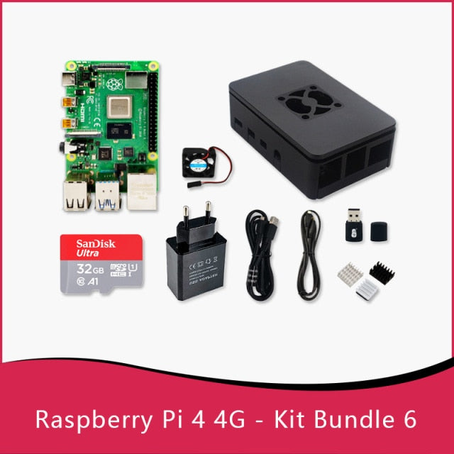 Neues Original Offizielles Raspberry Pi 4 Modell B RAM 2G4G8G 4 Kern 1,5 GHz 4K Micro HDMI Pi4B 3 Geschwindigkeit als Raspberr Pi 3B+