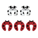5Pcs/Lot Protection Baby Safety Cute Animal Security Door Stopper Baby Card Lock Newborn Care Child Finger Protector