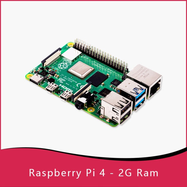 Offizielles Original Raspberry Pi 4 Model B Dev Board Kit RAM 2G 4G 8G 4 Core CPU 1.5Ghz 3 Speeder als Pi 3B+