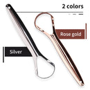 Y-Kelin Hot Sale Stainless Steel Tongue Scraper  Cleaner Metal  Srapes Reusable & Ecofriendly Tongue Brush Fresh Breath  Scraper
