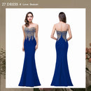 Robe Demoiselle D'honneur Elegant Appliques Lace Royal Blue Bridesmaid Dresses Cheap Wedding Party Dress Robe de Soiree
