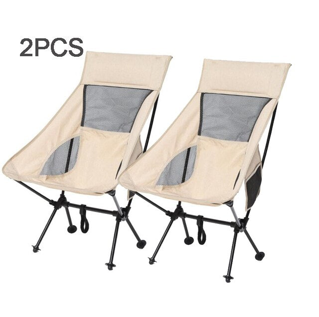2 unids/lote, silla plegable portátil ultraligera, sillas de pesca para acampar al aire libre, silla de Picnic para el hogar, herramientas de asiento plegables para barbacoa