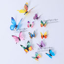 12Pcs 4D Hollow Butterfly Wall Sticker DIY Home Decoration Wall Stickers wedding Party Wedding Decors Butterfly Kids Room Decors