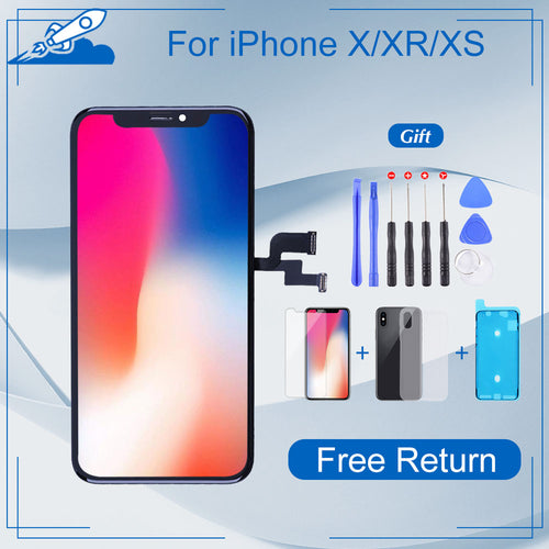 Elekworld Grade For iphone X OLED XS MAX XR TFT With 3D Touch Digitizer Assembly 11 Pro Max LCD Screen Replacement Display