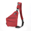 Men's Personal Pocket Shoulder Bag Waterproof Bicycle Antitheft Crossbody Chest Bag Casual Cycling Sports Messenger Bag Protable